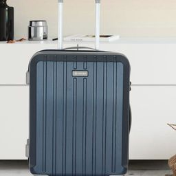 NOVEX Textured Medium Hard-Sided Trolley Suitcase-43