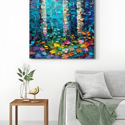 999Store Blue & Yellow 1 Piece Canvas Other Wall Paintings-image-94