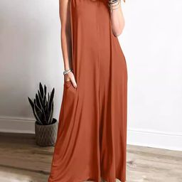 StyleCast Women's V-Neck Basic Jumpsuit-picture-15