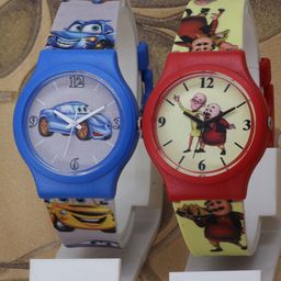 VIRAKTI Women Pack of 2 Brass Printed Dial Digital Watch KID-02-25-COMBO-66