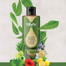 Treyfa Coconut Neem Anti-Dandruff Hair Oil- 100 ml-49