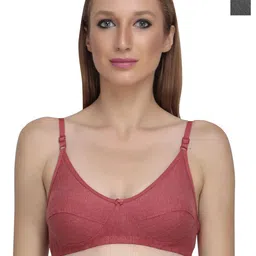 Liigne Women Pack of 2 Full Coverage Non Padded T-shirt Bra-picture-26