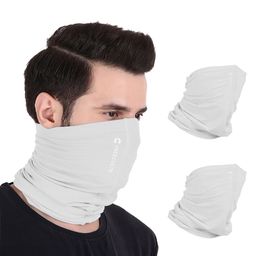 FREECULTR Bamboo Bandana For Men & Women Super Soft &Bandana - White P3-image-2
