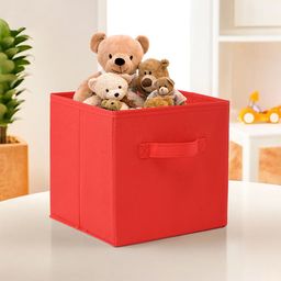 Kuber Industries Red Square Drawer Organiser-46
