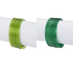 1ST TIME Set Of 24 Green Alloy Bangles-picture-23