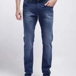 RARE RABBIT Men Comfort Slim Fit Highly Distressed Heavy Fade Stretchable Jeans-image-46