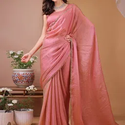 GHAN SALS Beads and Stones Detail Saree-picture-36
