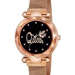 CSAMON Women Printed Analogue Metal Round Casual Watch - Queen Maganet-image-29