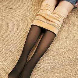 Sizi High-Waist Stretchable Thermal Winter Dual Tone Stocking-image-86