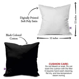 SKYTRENDS Multicoloured Satin Square Cushion Covers image 2