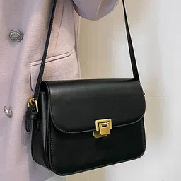 LULU & SKY PU Oversized Structured Hobo Bag image 3
