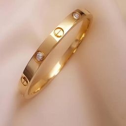 Balasundri Balasundri Stones-Studded Kada Bracelet-33