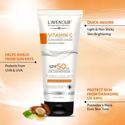 L'AVENOUR Set Of 3 Vitamin C Sunscreen Cream SPF50++ - 100 ml Each image 2