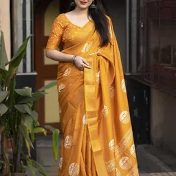 LeeliPeeri Designer Batik Printed Zari Saree-image-40