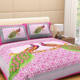E Elma Unisex Pink Bedsheets-image-32