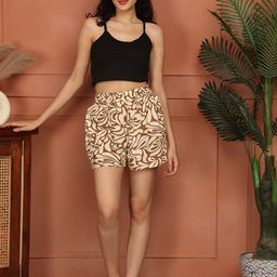 ETC Women Printed Lounge Shorts-image-99