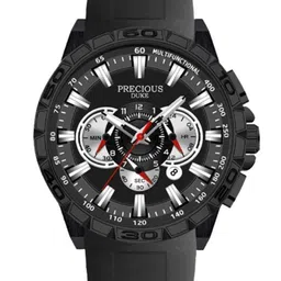 Precious Duke Men Patterned Dial Analogue Watch PD_818453913238-Black-picture-22