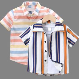 BAESD Boys Classic Opaque Printed Formal Shirt-image-72