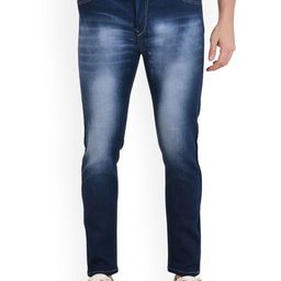 LINARIA Men Classic Slim Fit Heavy Fade Mid-Rise Jeans-image-11