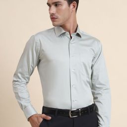 METAL Slim Fit Cotton Formal Shirt-image-91
