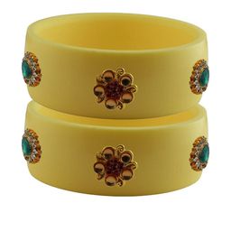 Vidhya Kangan Multi-Coloured Brass Bangles-image-70
