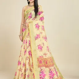 SHANVIKA Floral Printed Saree-image-62