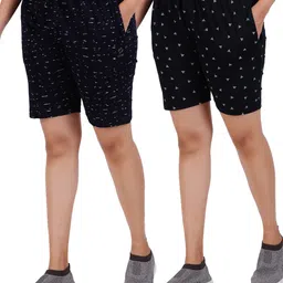 GUIDE Women Printed Regular Fit Shorts-99