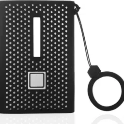 syscom Silicone Case for Samsung T7 Portable SSD 1TB 2TB 500GB Lightweight Black 2.5 inch Silicon Case-14