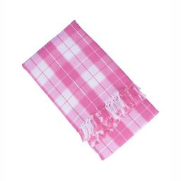 Ethazh Green & Pink 3 Printed Cotton 300 GSM Bath Towel-image-98
