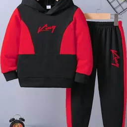 Hikuj Boys Printed T-shirt & Trackpant Clothing Set-picture-23
