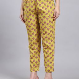 Anouk Rustic Women Floral Printed Regular Kurta with Trousers & With Dupatta image 2