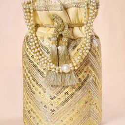 Peora Embroidered Potli Clutch-picture-28