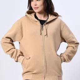 BAESD Fleece Lightweight Open Front Long Sleeves Hooded Jacket-picture-17