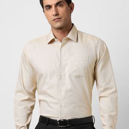 Van Heusen Men Spread Collar Textured Cotton Formal Shirt-picture-23