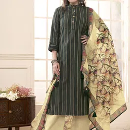 Anouk Women Regular Kurta with Palazzos & With Dupatta-picture-57