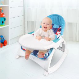 Portable Rocker with Feeding Tray, Swing Chair , Music,Vibration-color may vary Rocker-picture-30