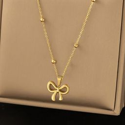 Designs & You Gold-Plated Stainless Steel Contemporary Pendant-image-87