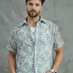 FUGAZEE Men Regular Fit Opaque Casual Shirt With Vest-image-74