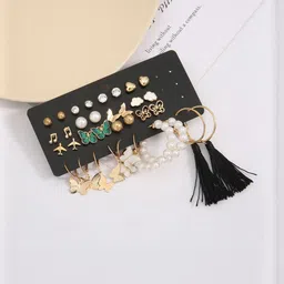 Vembley Set Of 16 Gold-Plated Alloy Studs-picture-24