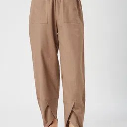 Mystere Paris Textured Cotton Lounge Pants-image-86