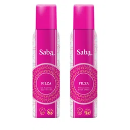 Saba Filza Women Set Of 2 No Alcohol Deodorant Body Spray-150ml Each-43