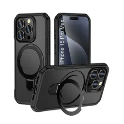 Luxury Kase Solid Printed iPhone 15 Pro Max Back Case Mobile Accessories-image-97