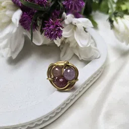 Studio Anviksha Rhinestone Studded Finger Nest Ring-image-56