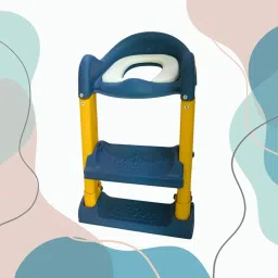 Potty Training Step Stool with Safety Handle and Seat | Easily foldable Potty Seat-image-98