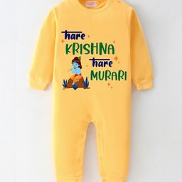 BLUSHES Infants Janmashtami Printed Pure Cotton Romper-image-54