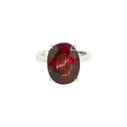 GenZcomplex Silver-Plated Brass Garnet Finger Ring-picture-45