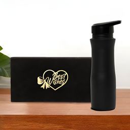 INTERNATIONAL GIFT Black Single Copper Solid Water Bottle-image-92
