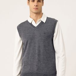 Monte Carlo V-Neck Woollen Sweater Vest-picture-7