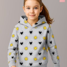 HELLCAT Girls Pack Of 2 Printed Hooded Sweatshirt-picture-20
