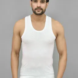 UNDERLOOP Pack Of 3 Cotton Parker Vests romeo3white80-image-37